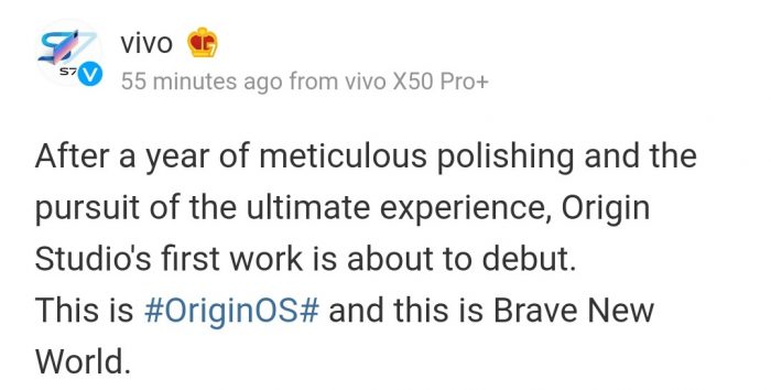 Vivo Origin OS Announcement