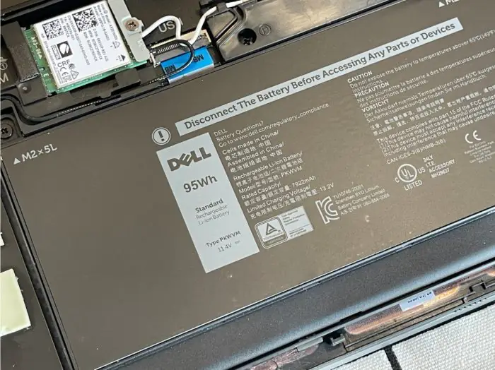 Dell Precision 7750 battery