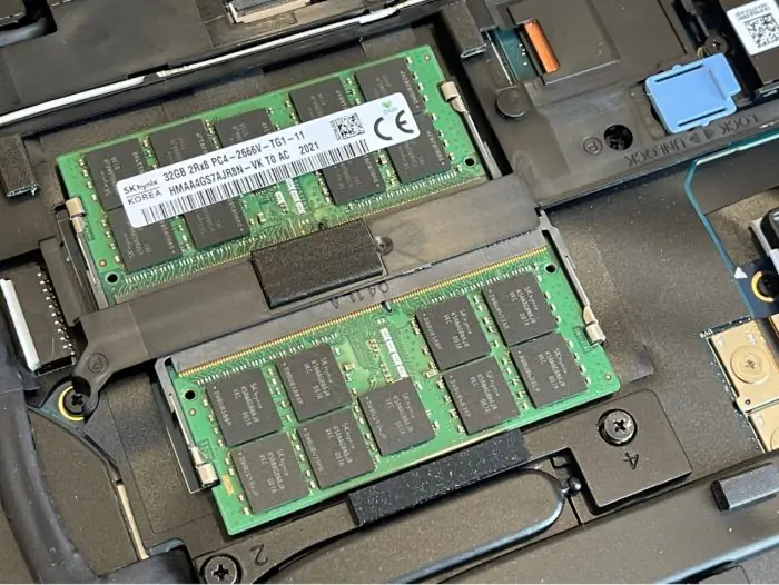 Dell Precision 7750 memory modules