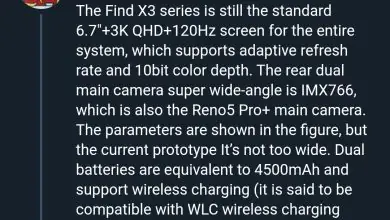 Oppo Find X3 specifications