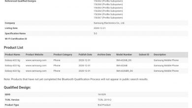 Galaxy A32 5G Bluetooth Certification