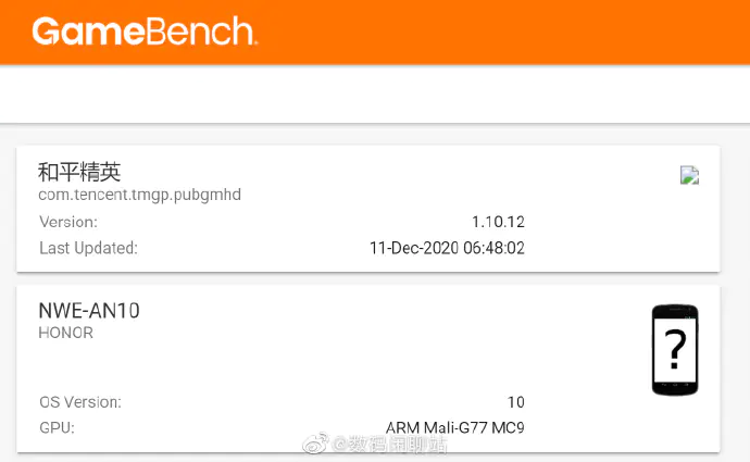 Honor V40 gaming benchmark