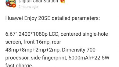 Huawei Enjoy20 SE Specs