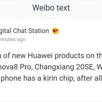 Huawei's new product launch event