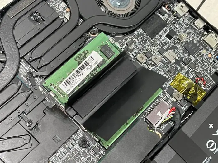 MSI GS66 memory modules