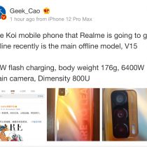 Realme Koi Live Images