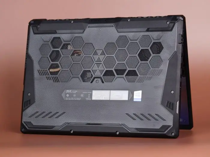 Remove the bottom cover of the Asus TUF Gaming A15 FA506QR