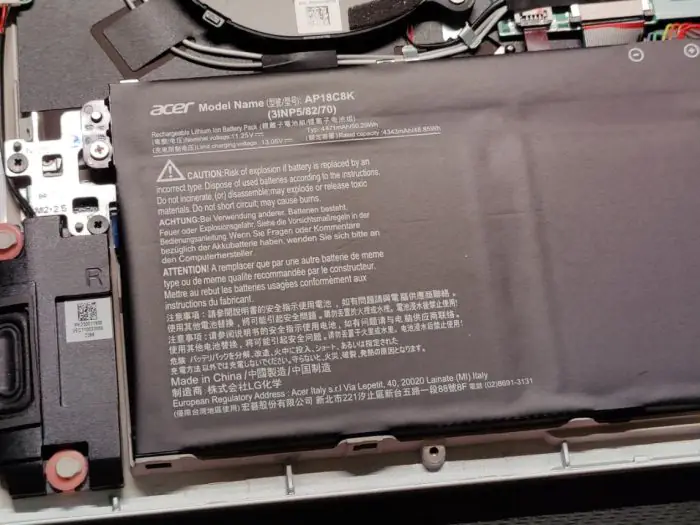 Acer Swift 3 SF314-42 battery
