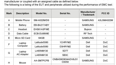 Galaxy A02 FCC Certification (1)