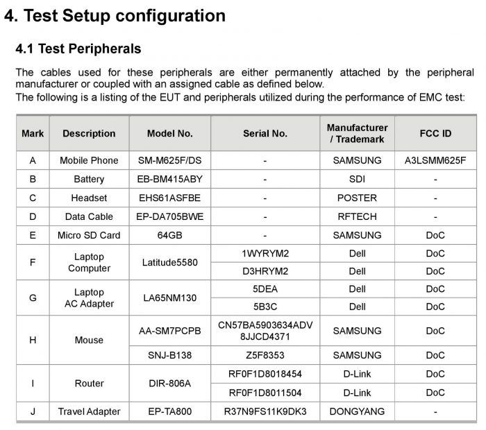 Galaxy M62 FCC Certification (1)