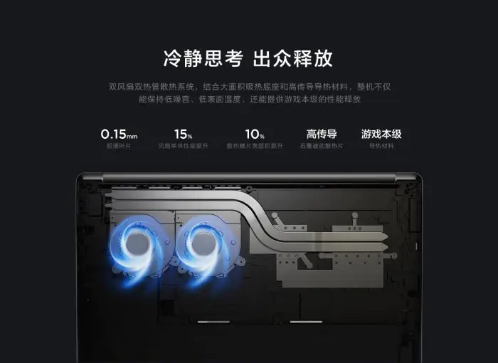 Lenovo Xiaoxin Pro 13 cooling system