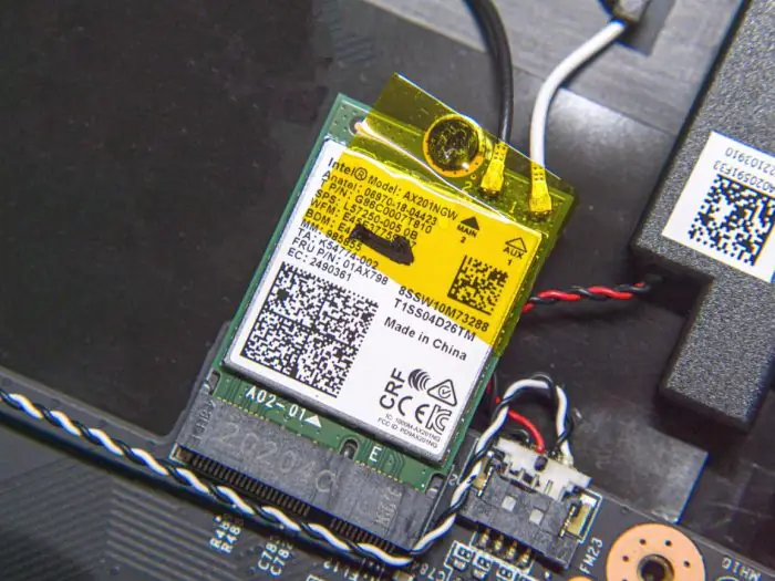 MSI GF75 Thin wireless network card
