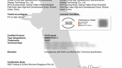 TCL's 6.67-inch OLED screen obtained the world's first SGS low-smear certification