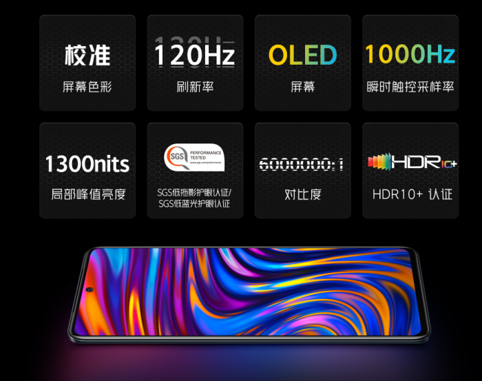 iQOO Neo5 comes with a 120Hz OLED screen and supports 1000Hz touch sampling rate 