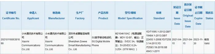 M2104K10AC