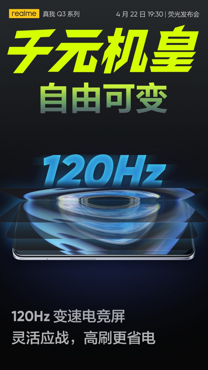 Realme Q3 Display