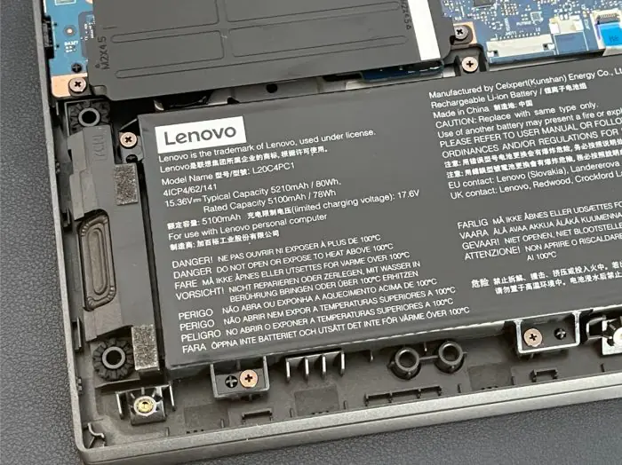 Lenovo Legion 5 Pro battery