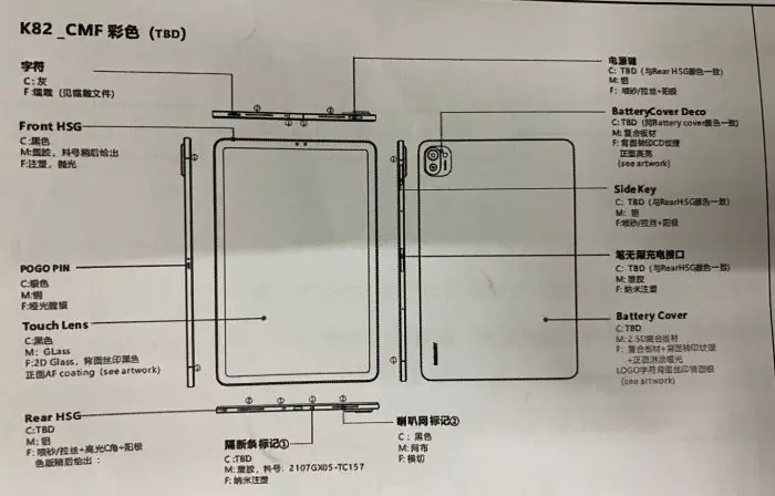 Xiaomi Pad 5 design image