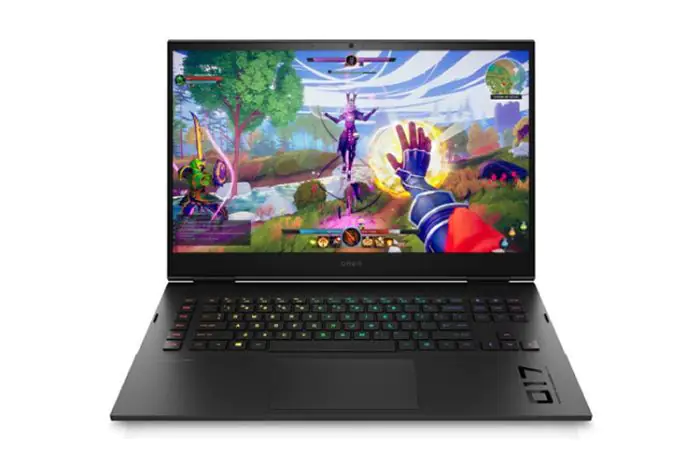 HP Omen 17 2021 screen