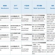 Huawei Nova 9 series 3C certification