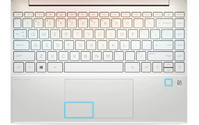 HP Pavilion Aero 13 keyboard