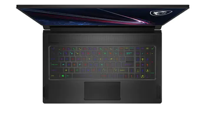 MSI GS76 Stealth keyboard