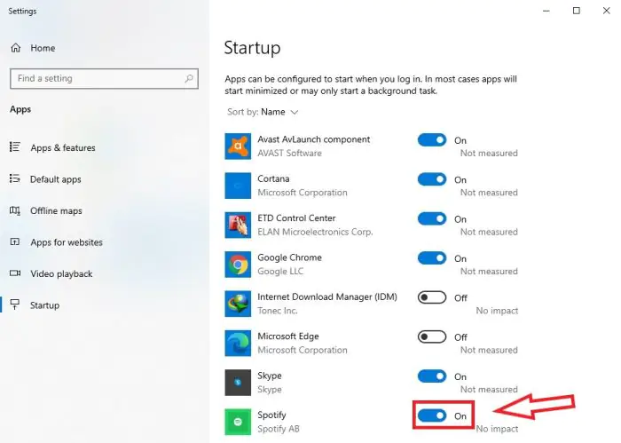 Startup Apps