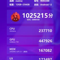 Snapdragon 8 Gen 1 AnTuTu Benchmark