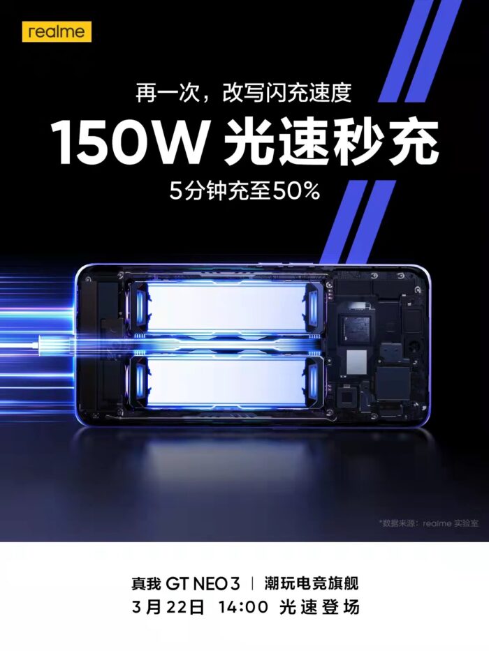 Realme GT Neo3 150W Charging