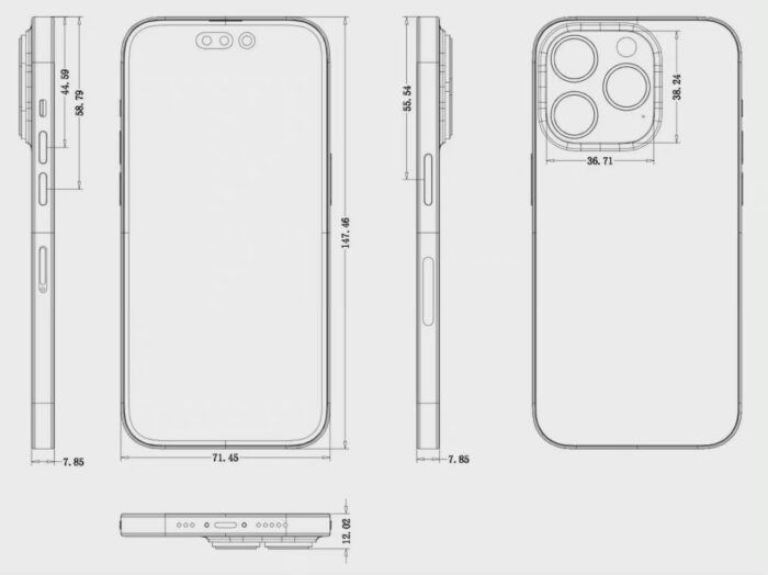 iPhone 14 Pro Design and Dimensions
