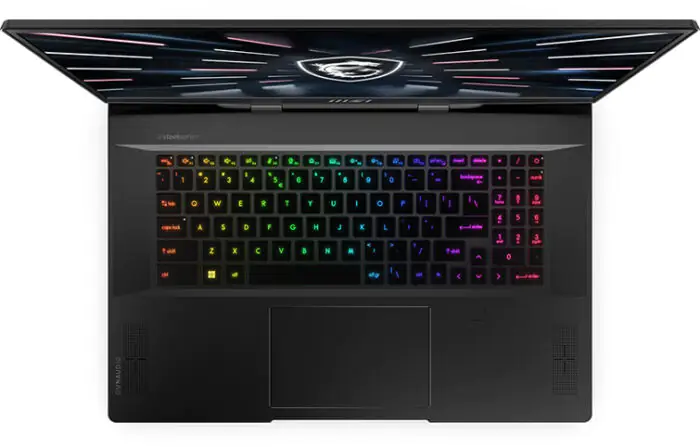 MSI Stealth GS77 keyboard