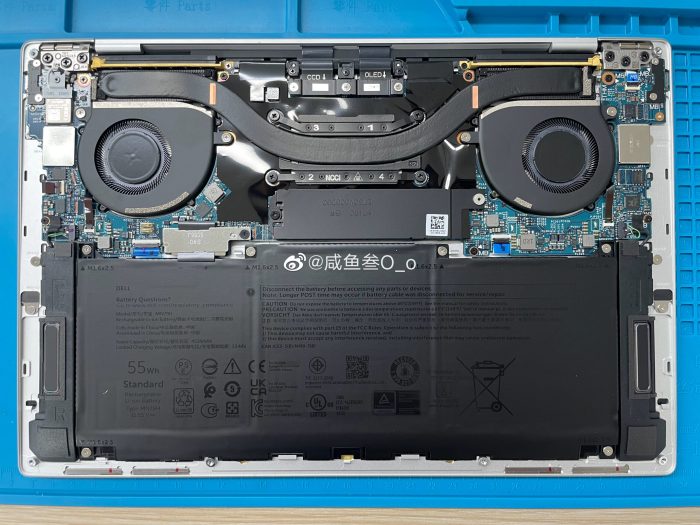 Dell XPS 13 Plus 9320 internal photo