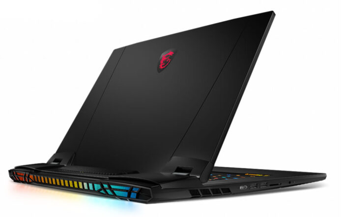 MSI GT77 Back