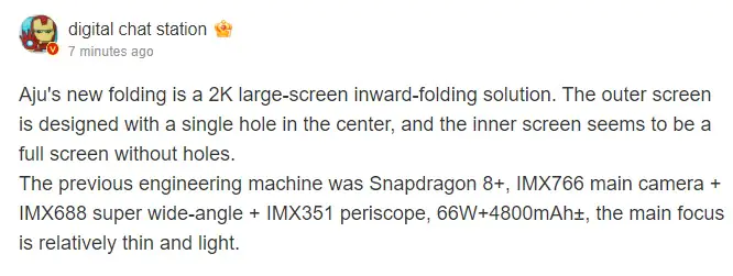 Huawei Mate X3 Specs