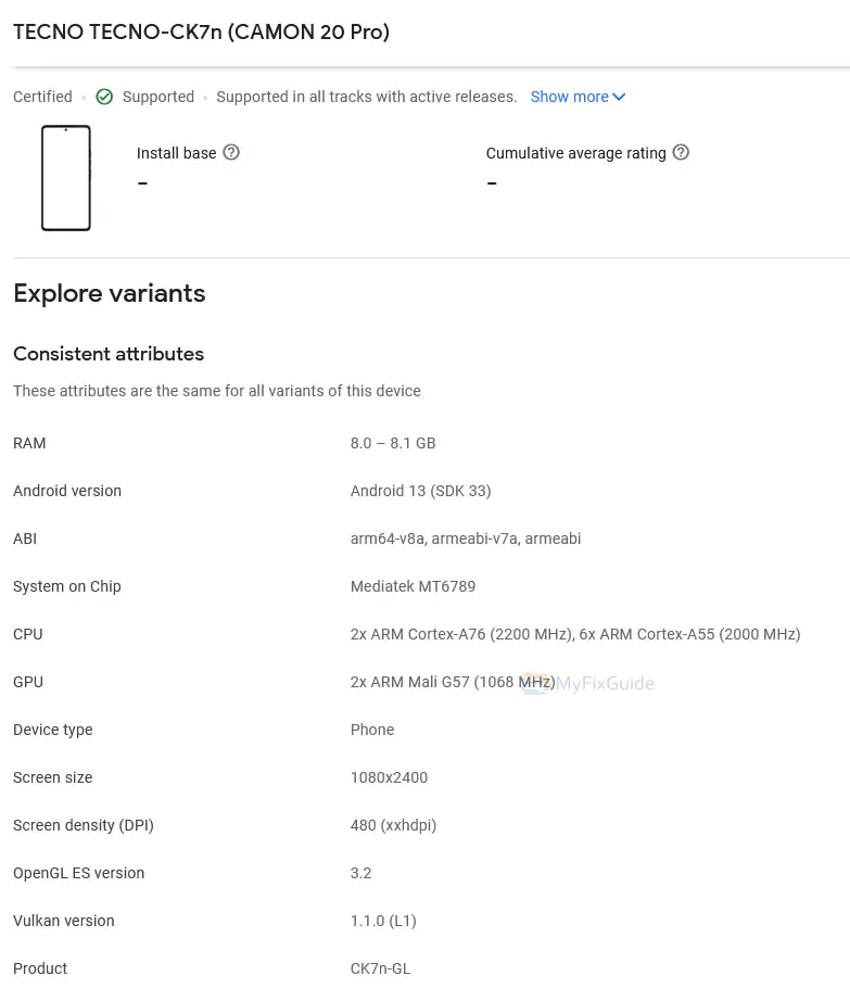 Tecno Camon 20 Pro Pro