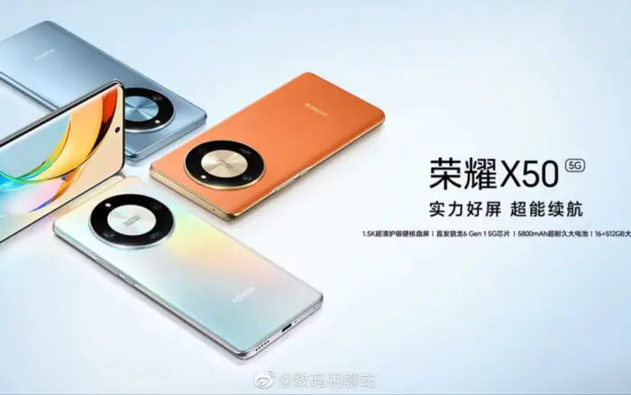 Honor X50 Specs and Appearance