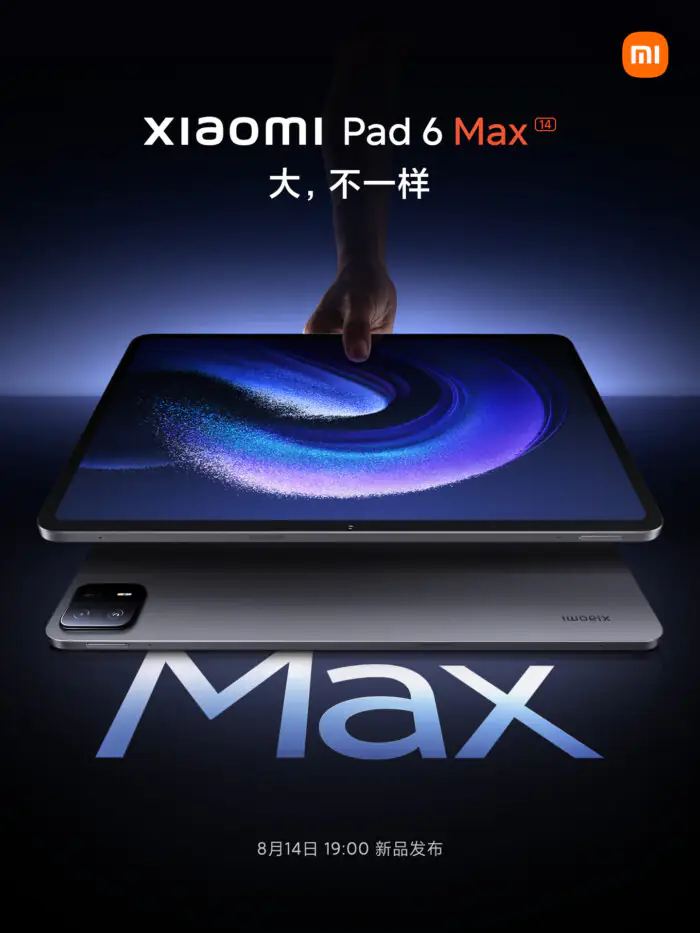 Xiaomi Pad 6 Max 14 Launch Poster
