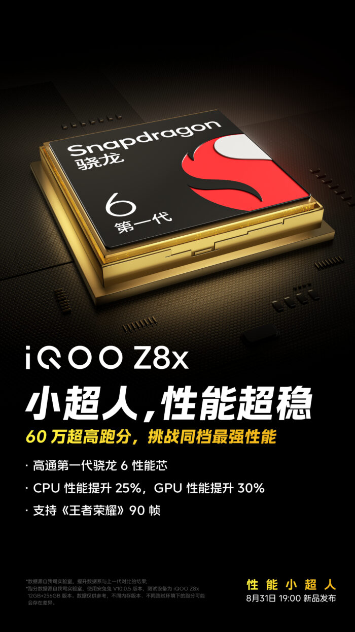 iQOO Z8x Snapdragon 6 Gen1