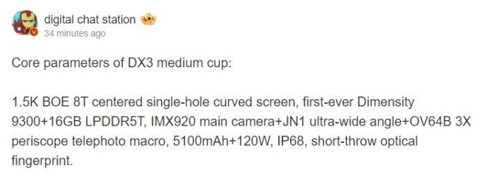 Vivo X100 Pro Specifications