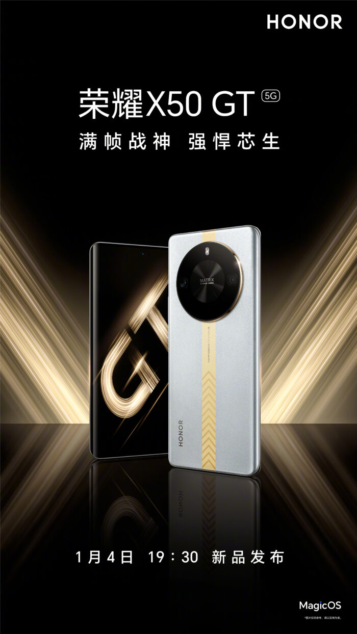 Honor X50 GT Launch Poster