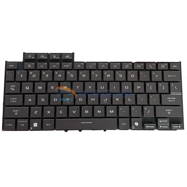 Grey Keyboard for Asus ROG Zephyrus G14 GA403U