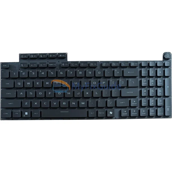 Per-Key RGB Keyboard for Asus ROG Strix G18 2025 G814F