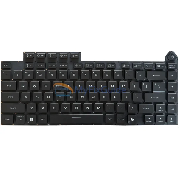 Per-Key RGB Keyboard for Asus ROG Strix G16 2025 G615