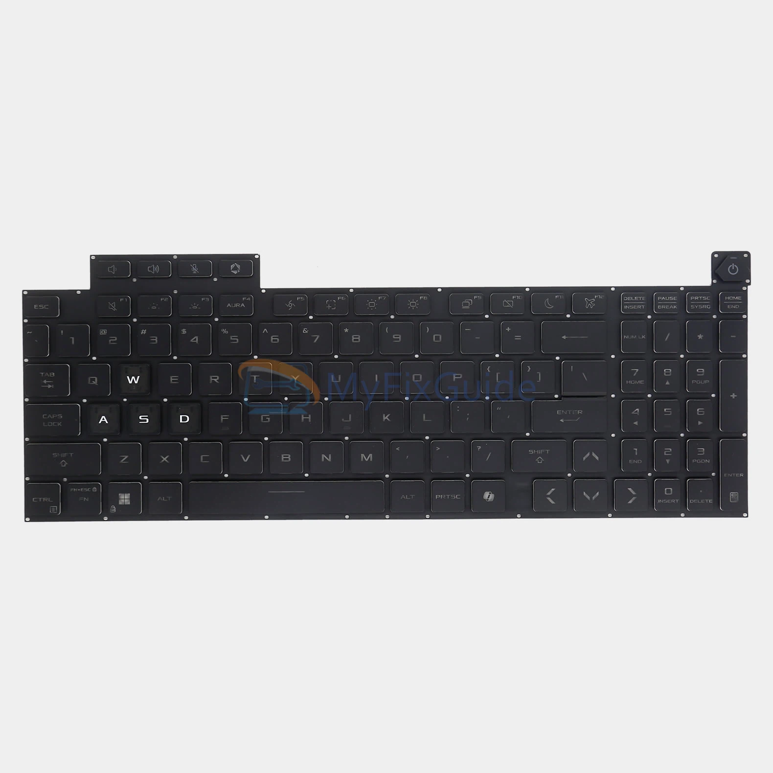 keyboard for Asus TUF Gaming F16 FX608 2025