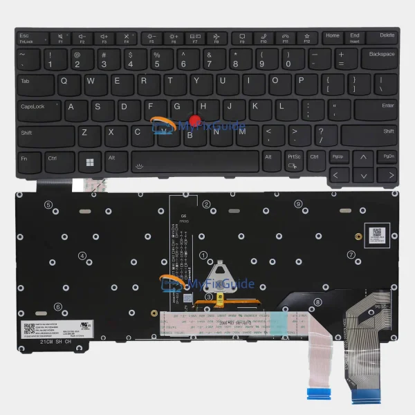 101114 Keyboard for Lenovo ThinkPad L13 Gen 5