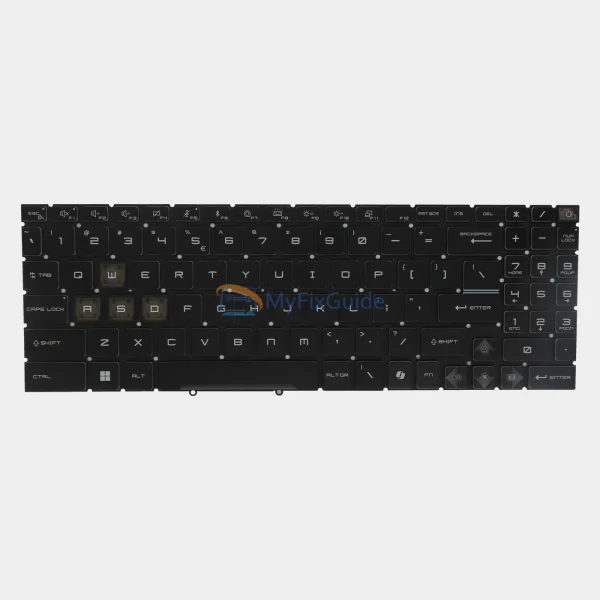 101217 Keyboard for MSI MSI Sword 16 17 HX B14V