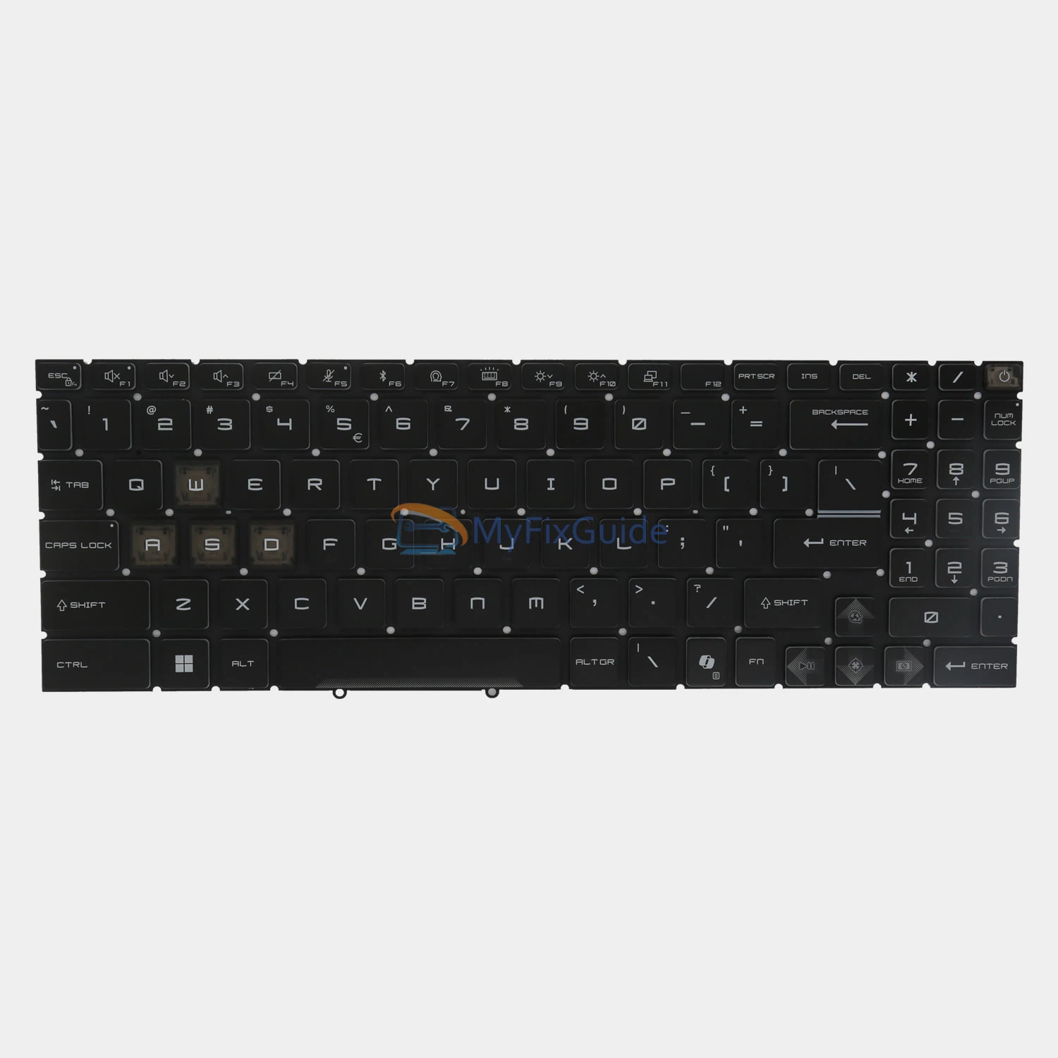 Keyboard for MSI Vector 17 HX AI A2XWHG