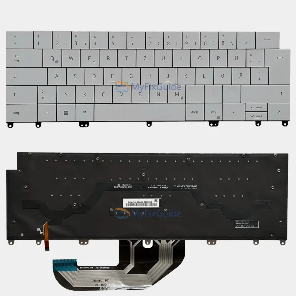 German Keyboard for Dell XPS 13 9320 9340 9345