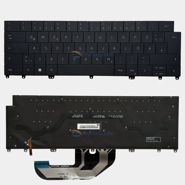 101338 German Keyboard for Dell XPS 13 9320 9340 9345