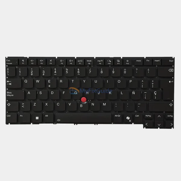 101370 Spanish Keyboard for Lenovo ThinkPad P1 Gen 7